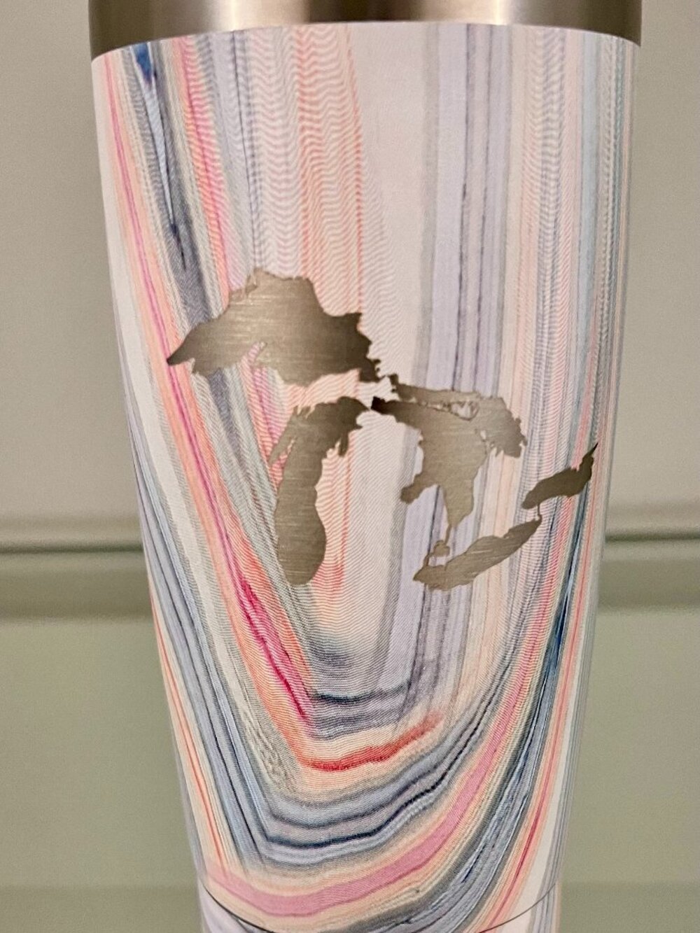 Brand New 12oz Vacume sealed stainless steel State of Michigan